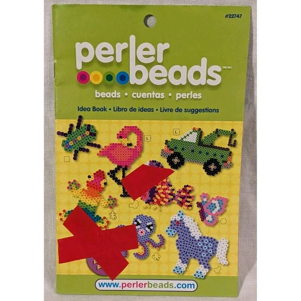 Perler Beads Pegboards Lot Shapes Heart Flower Girl Boy Square Star Booklet Lot